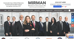 Desktop Screenshot of mirmanlawyers.com